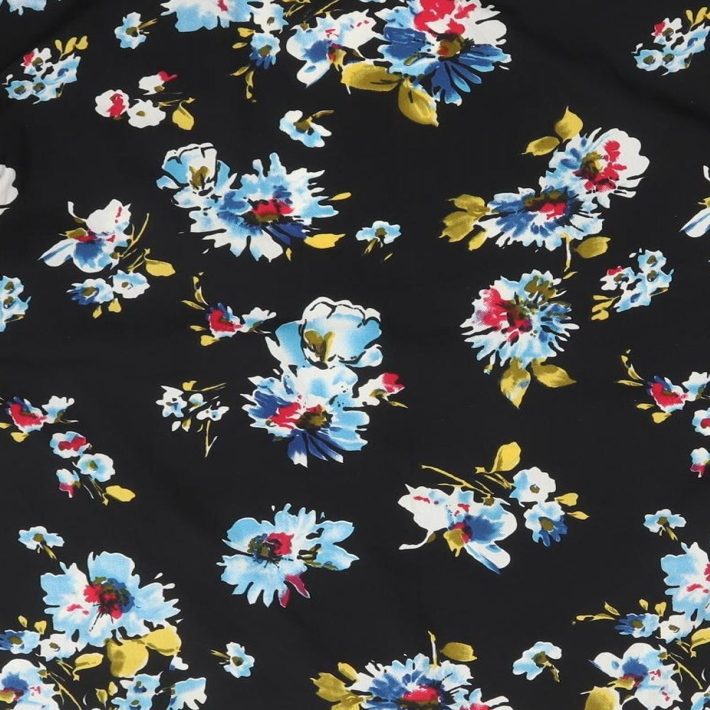 Atmosphere Womens Multicoloured  Floral Polyester Cape Jumper Size S