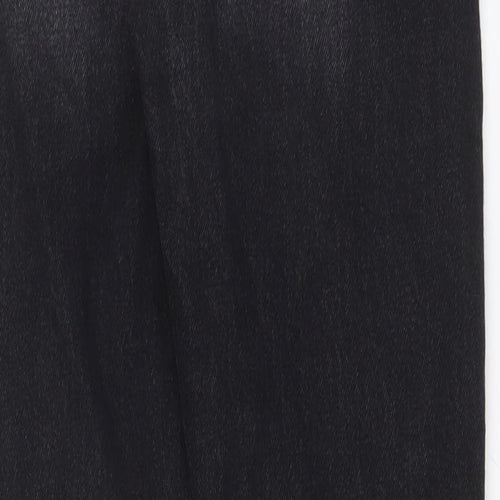 DENIM CO Womens Black  Cotton Straight Jeans Size 6 L27 in Regular