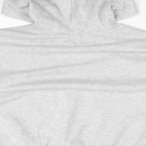 Primark Womens Grey  Cotton Pullover Hoodie Size M