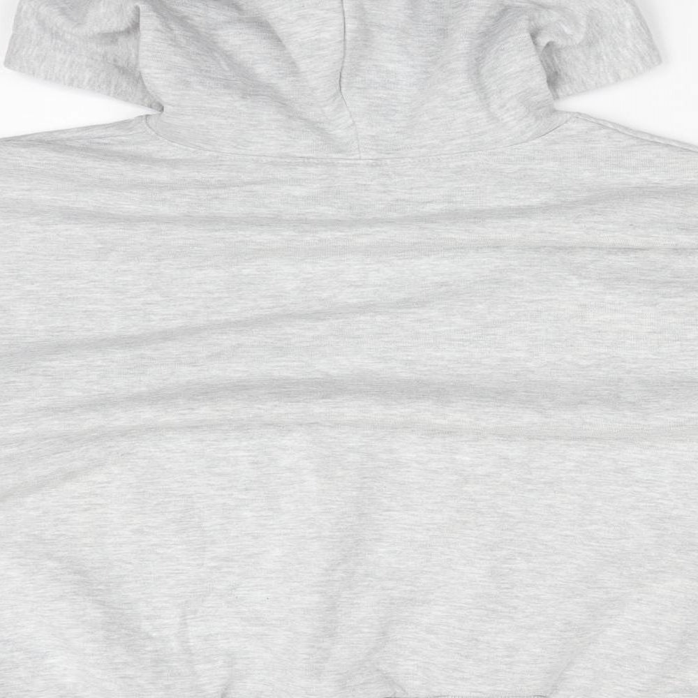 Primark Womens Grey  Cotton Pullover Hoodie Size M