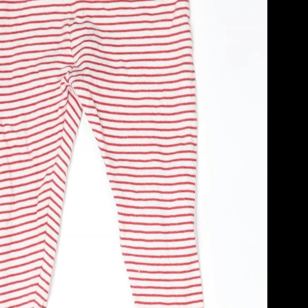 George Girls Multicoloured Striped Cotton  Pyjama Pants Size 2-3 Years   - REINDEER