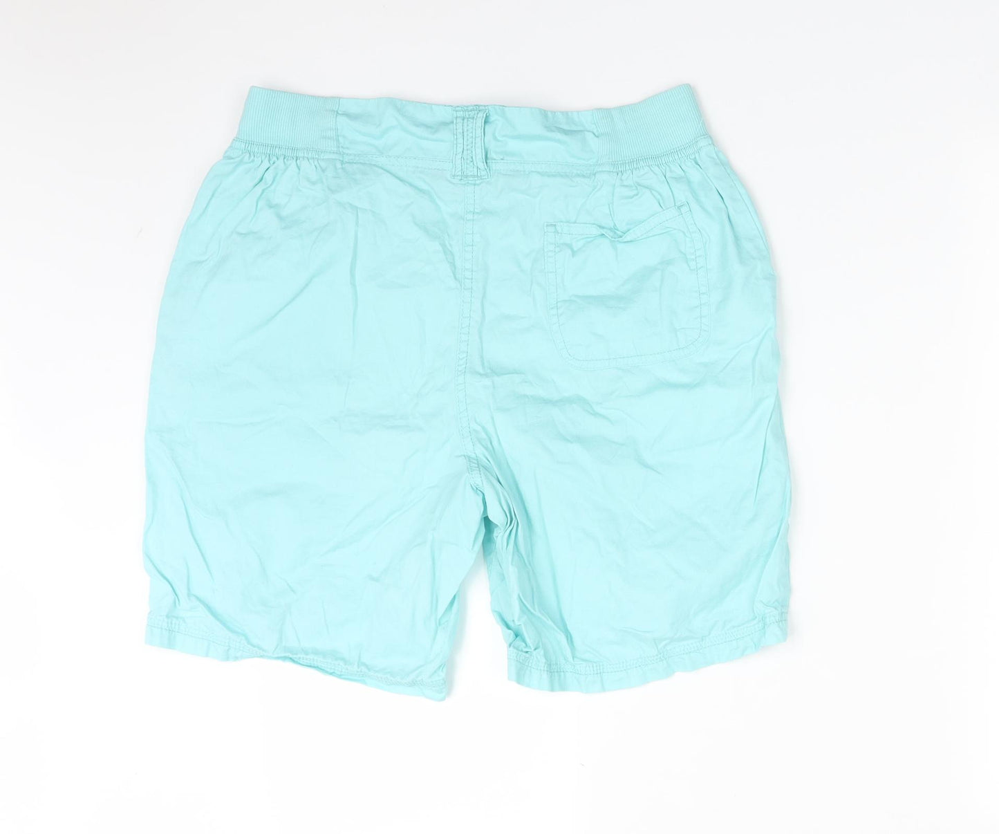 BM CASUAL Womens Blue  Cotton Shorts  Size 12 L8 in Regular