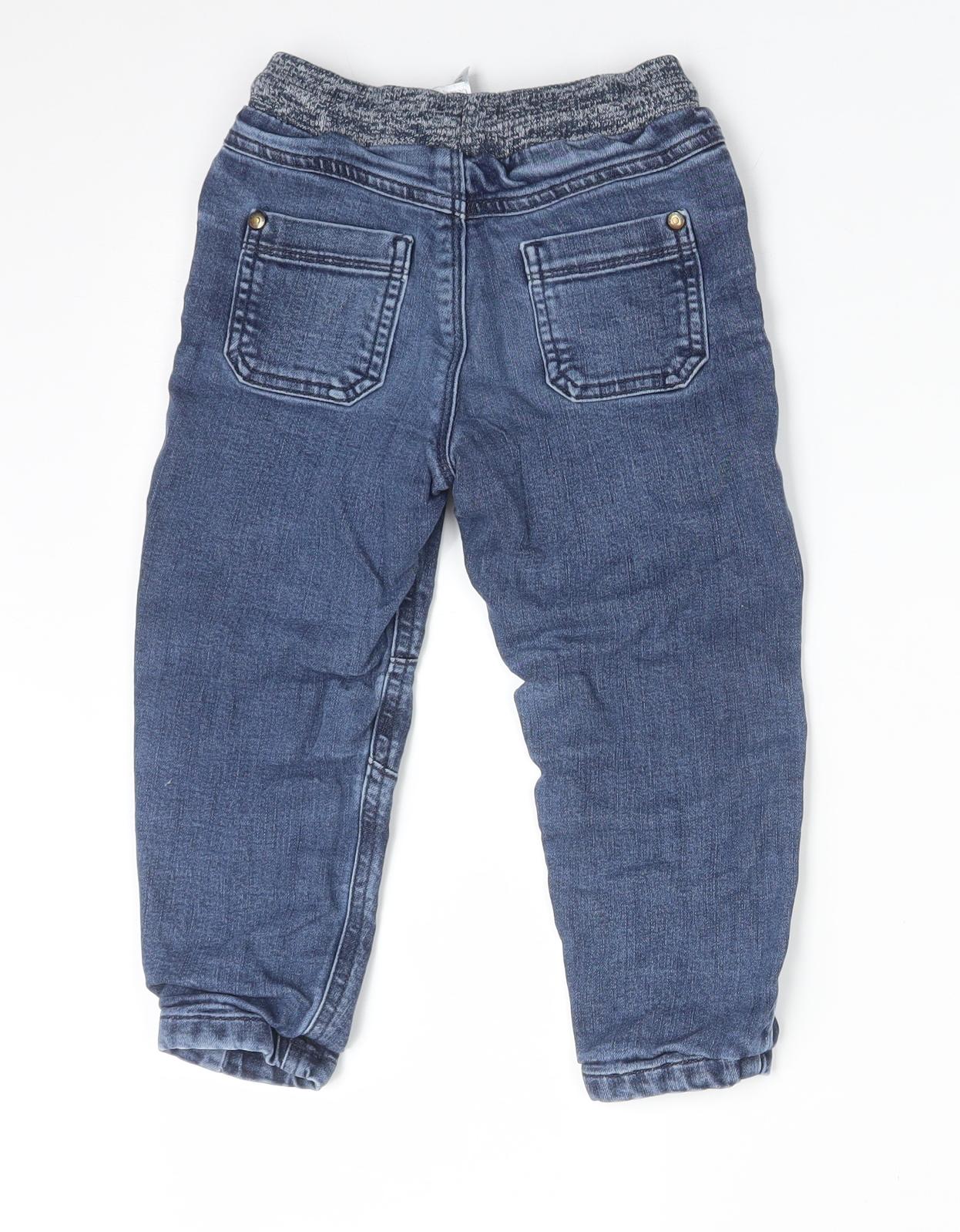 George Boys Blue  Cotton  Jeans Size 3-4 Years  Regular