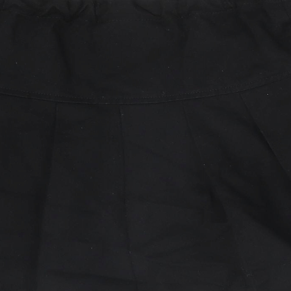 NEXT Girls Black  Polyester Pleated Skirt Size 8 Years  Regular  - SCHOOL