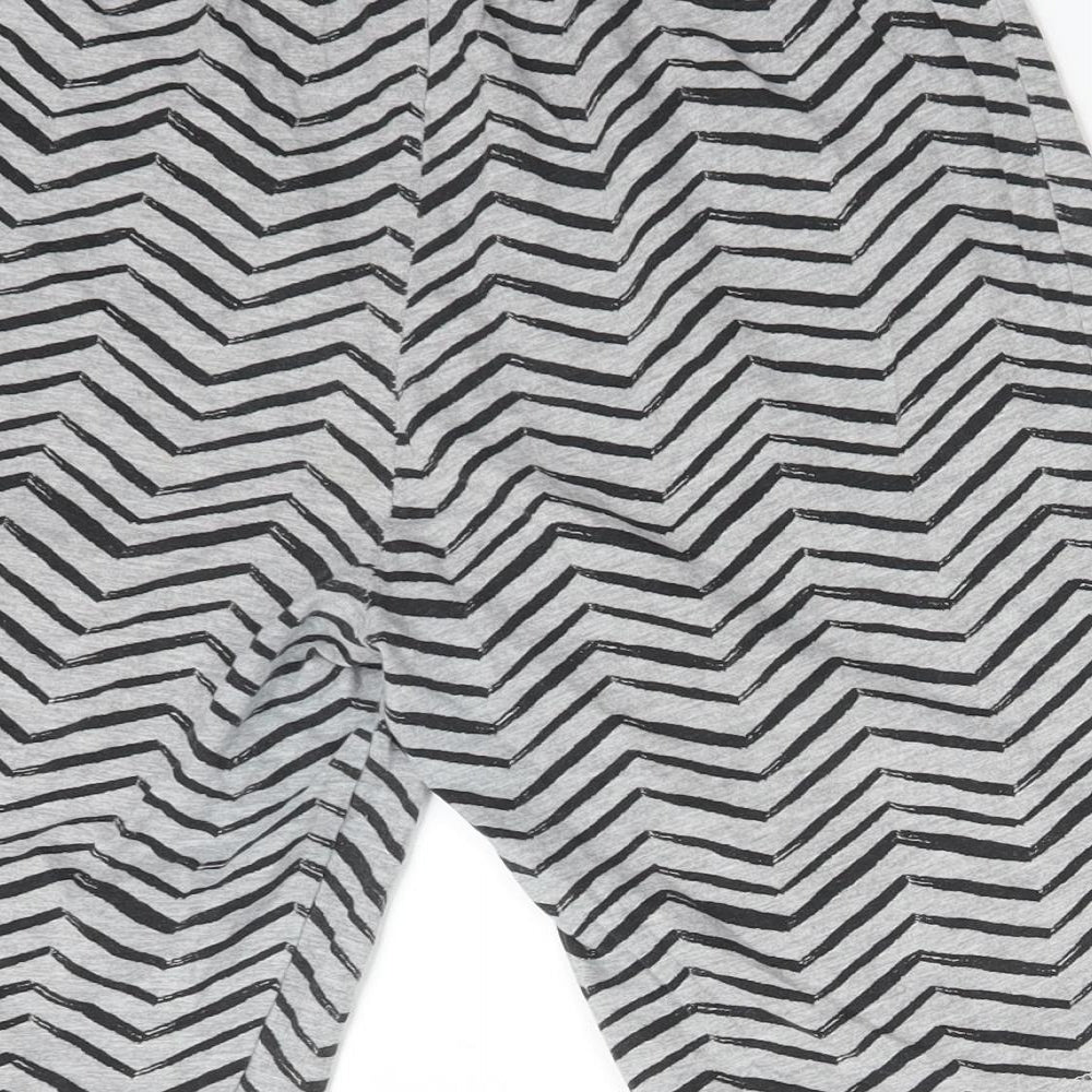 George Boys Grey Chevron Cotton  Sleep Shorts Size 13-14 Years