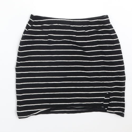 Atmosphere Womens Multicoloured Striped Cotton Bandage Skirt Size 8