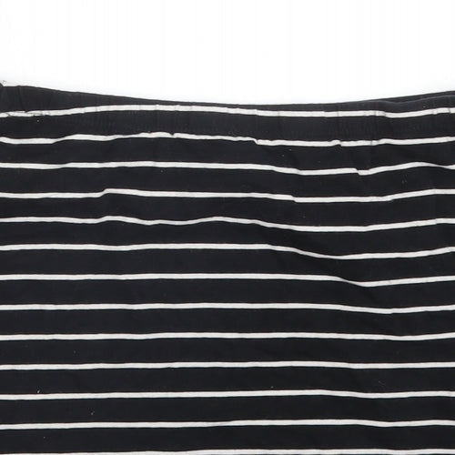 Atmosphere Womens Multicoloured Striped Cotton Bandage Skirt Size 8