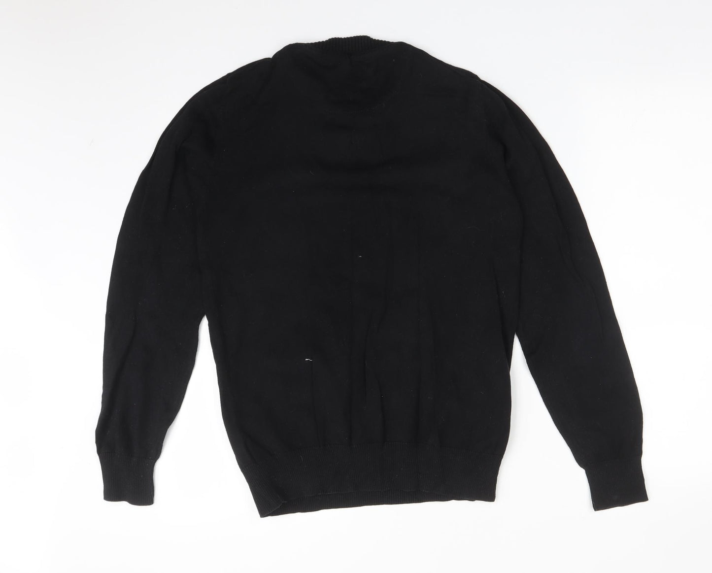 NEXT Mens Black    T-Shirt Size S V-Neck