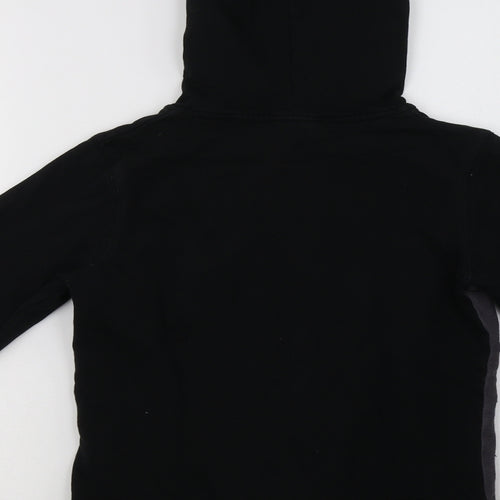 Pineapple Womens Black  Cotton Full Zip Hoodie Size 6  Zip