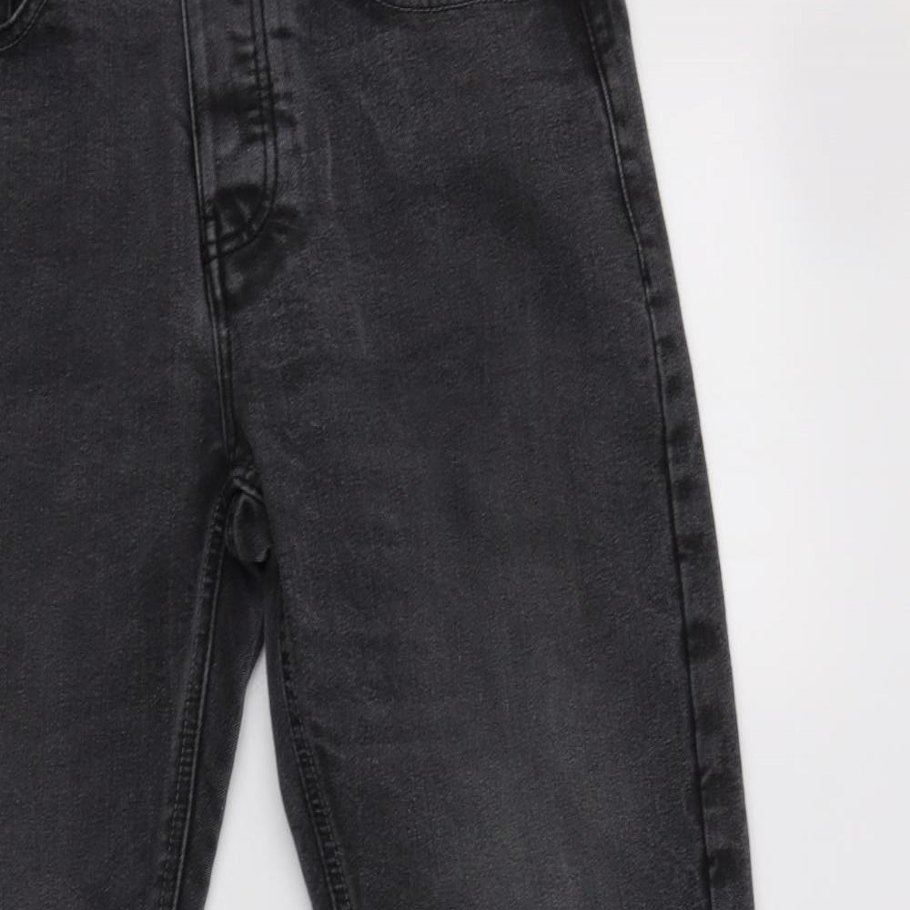 Lee Cooper Mens Grey  Cotton Straight Jeans Size 32 L29 in Regular Button