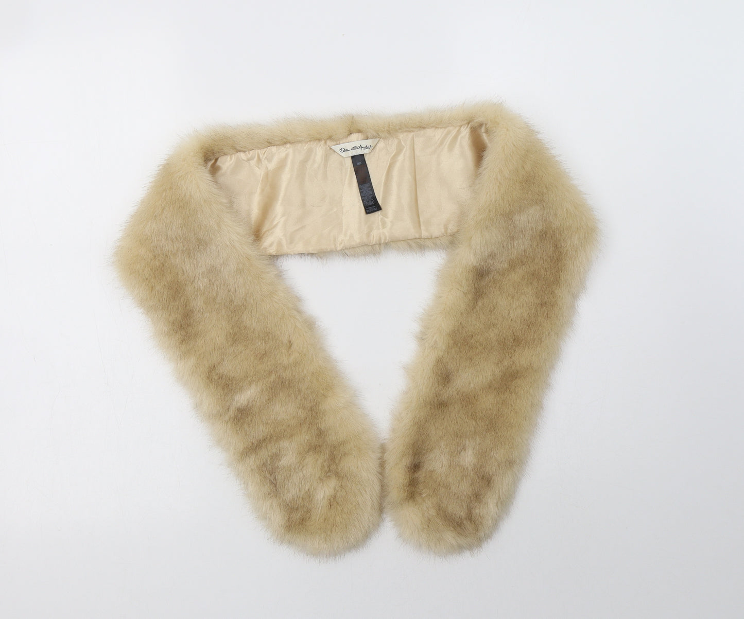 Miss Selfridge Womens Beige  Acrylic  Scarf    - Stole