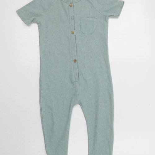 George Girls Green  Polyester  Bodysuit Size 2-3 Years  Button
