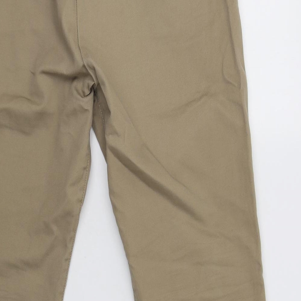 Carhartt Mens Beige  Cotton Chino Trousers Size 33 L32 in Regular Button