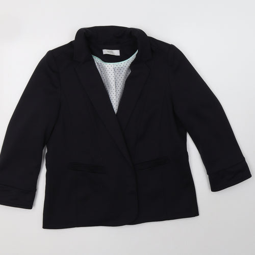 Wallis Womens Black   Jacket Blazer Size 14