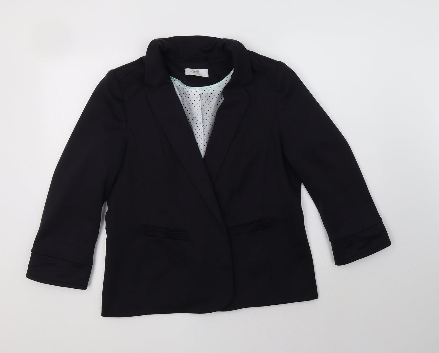 Wallis Womens Black   Jacket Blazer Size 14