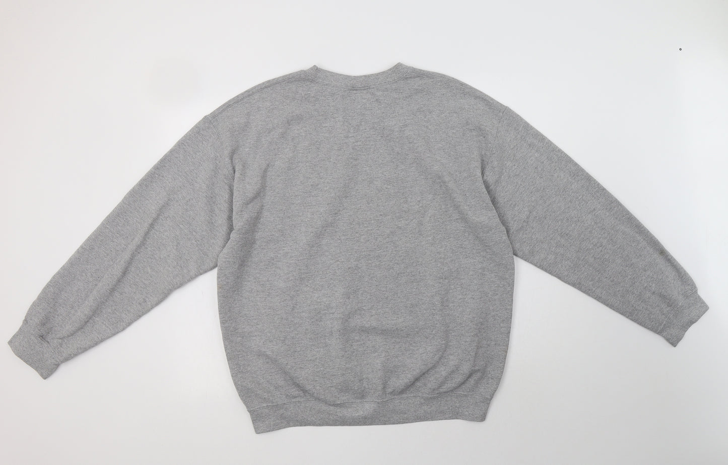 Emma Warren Womens Grey  Cotton Pullover Sweatshirt Size L