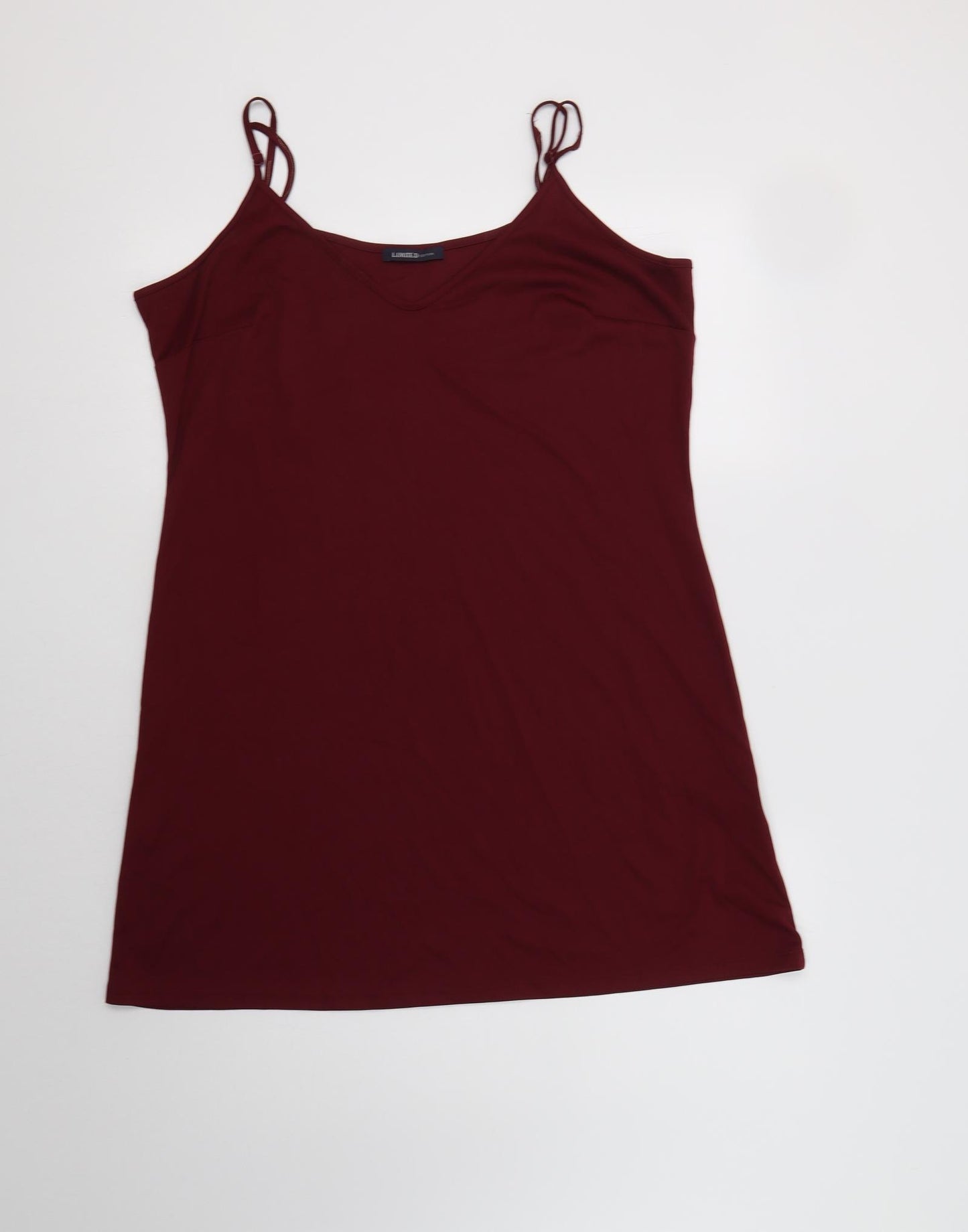 M*S Womens Purple  Polyester Camisole Tank Size 16 V-Neck