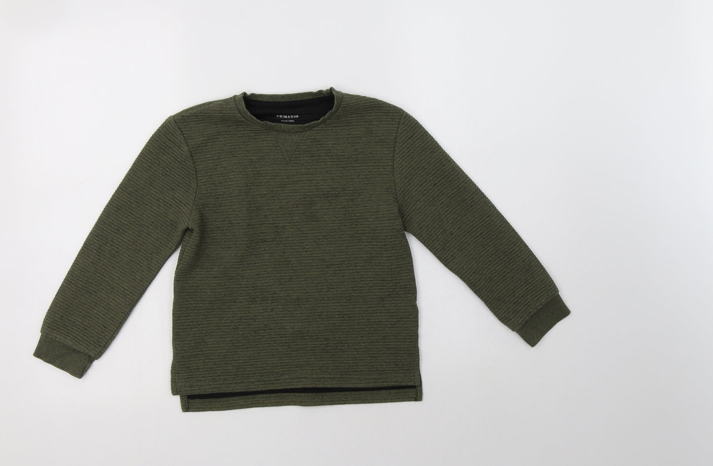 Primark Boys Green   Pullover Sweatshirt Size 6-7 Years