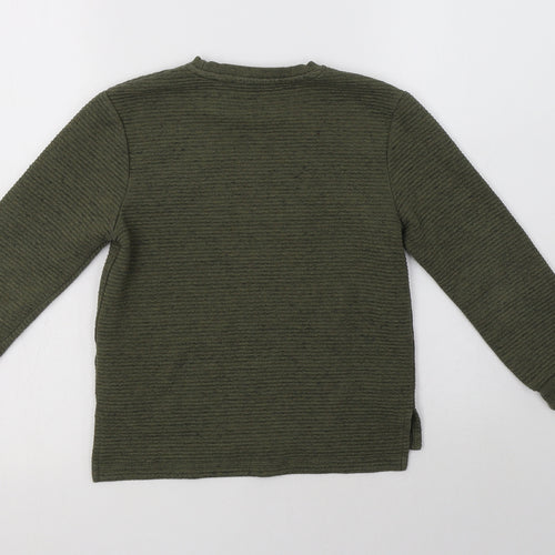 Primark Boys Green   Pullover Sweatshirt Size 6-7 Years