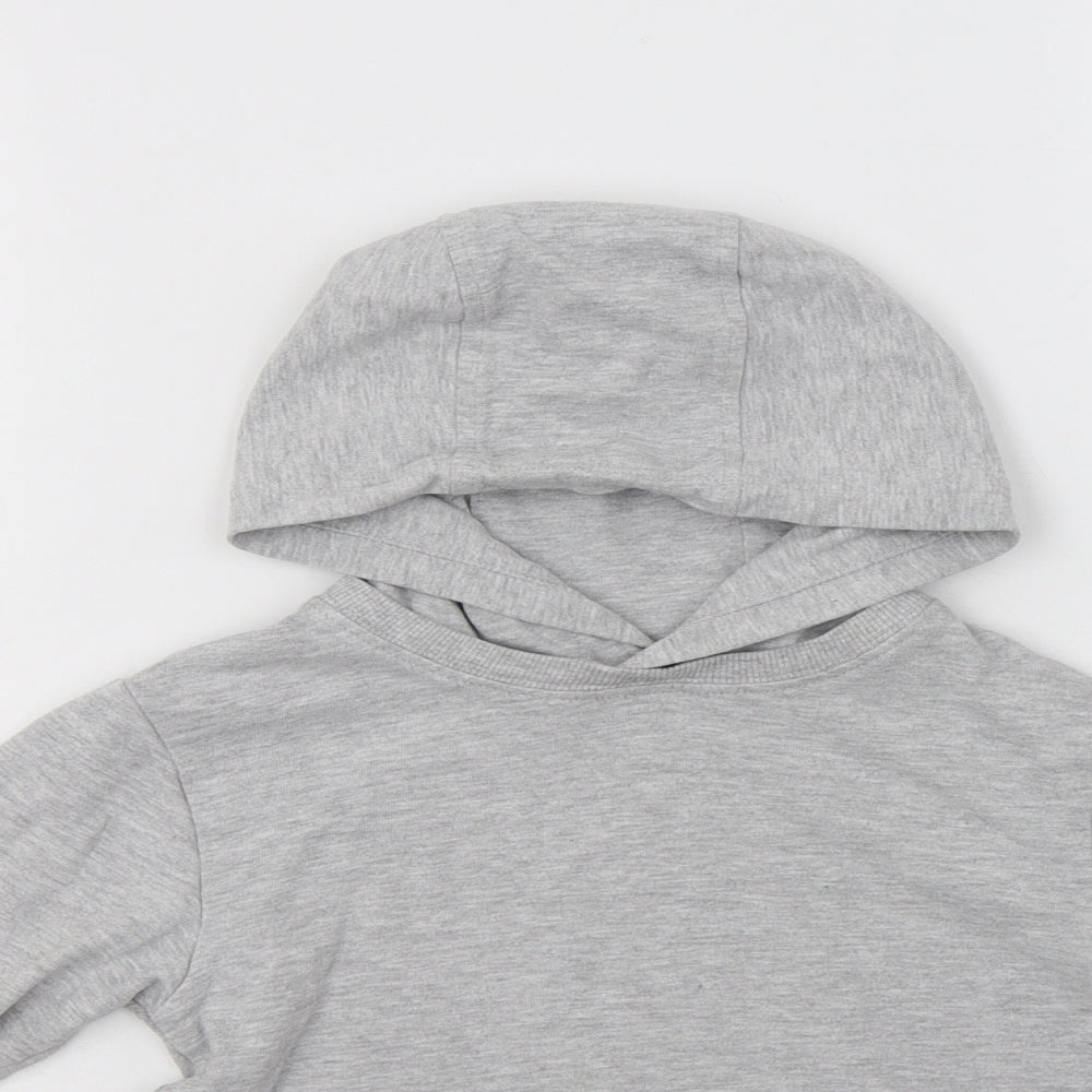 NEXT Boys Grey  Cotton Pullover Hoodie Size 5 Years