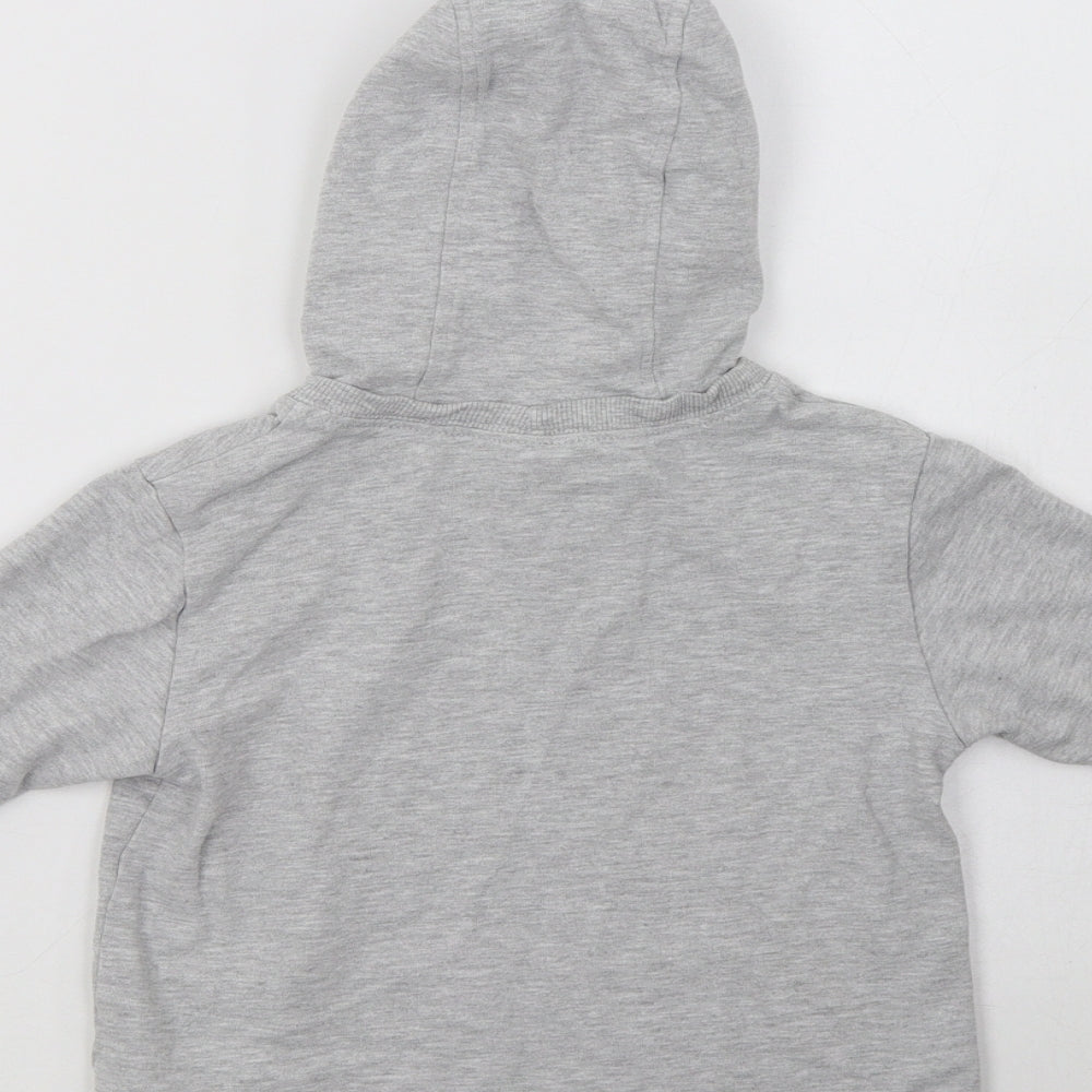 NEXT Boys Grey  Cotton Pullover Hoodie Size 5 Years