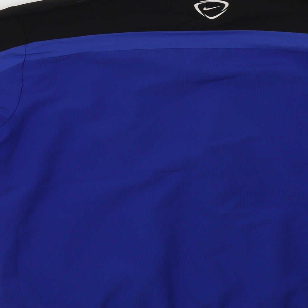 Nike Boys Blue   Basic Jacket Jacket Size 10-11 Years  Zip - Manchester United