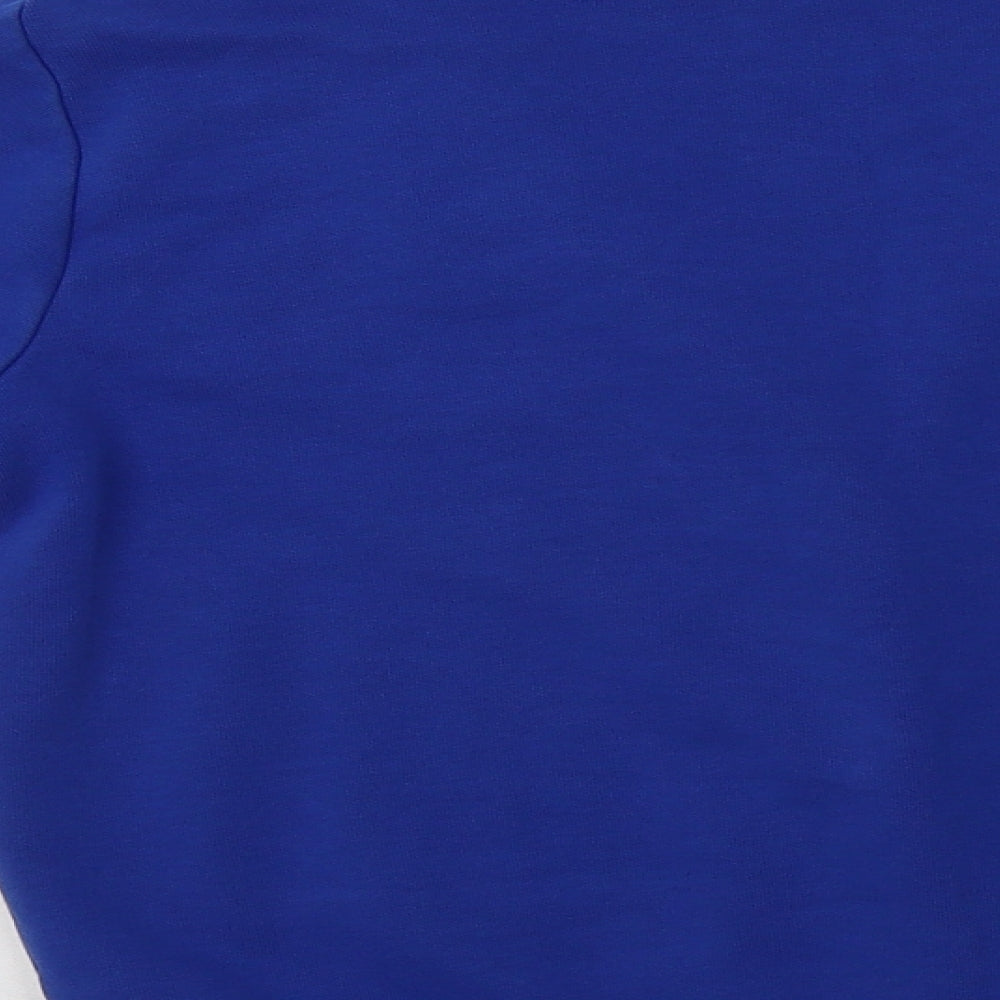 George Girls Blue V-Neck  Cotton Cardigan Jumper Size 11-12 Years  Button - School Wear