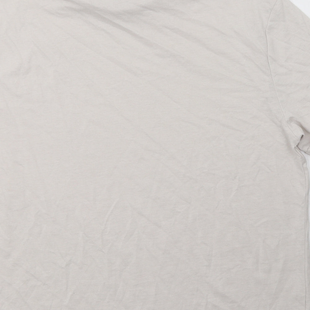 ASOS Mens Beige  Cotton  T-Shirt Size M Crew Neck