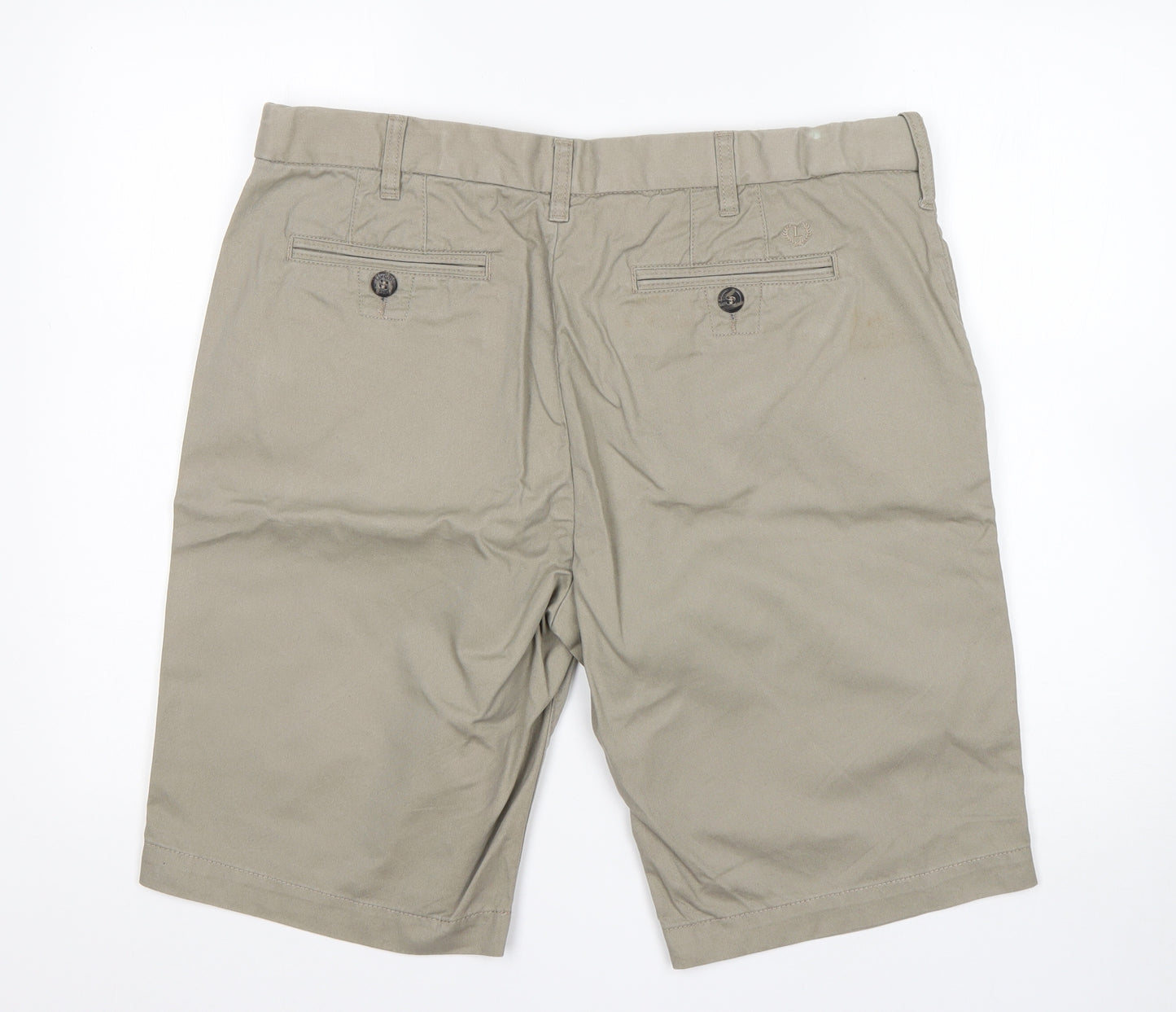 Lincoln Mens Beige  Cotton Chino Shorts Size 36 L11 in Regular