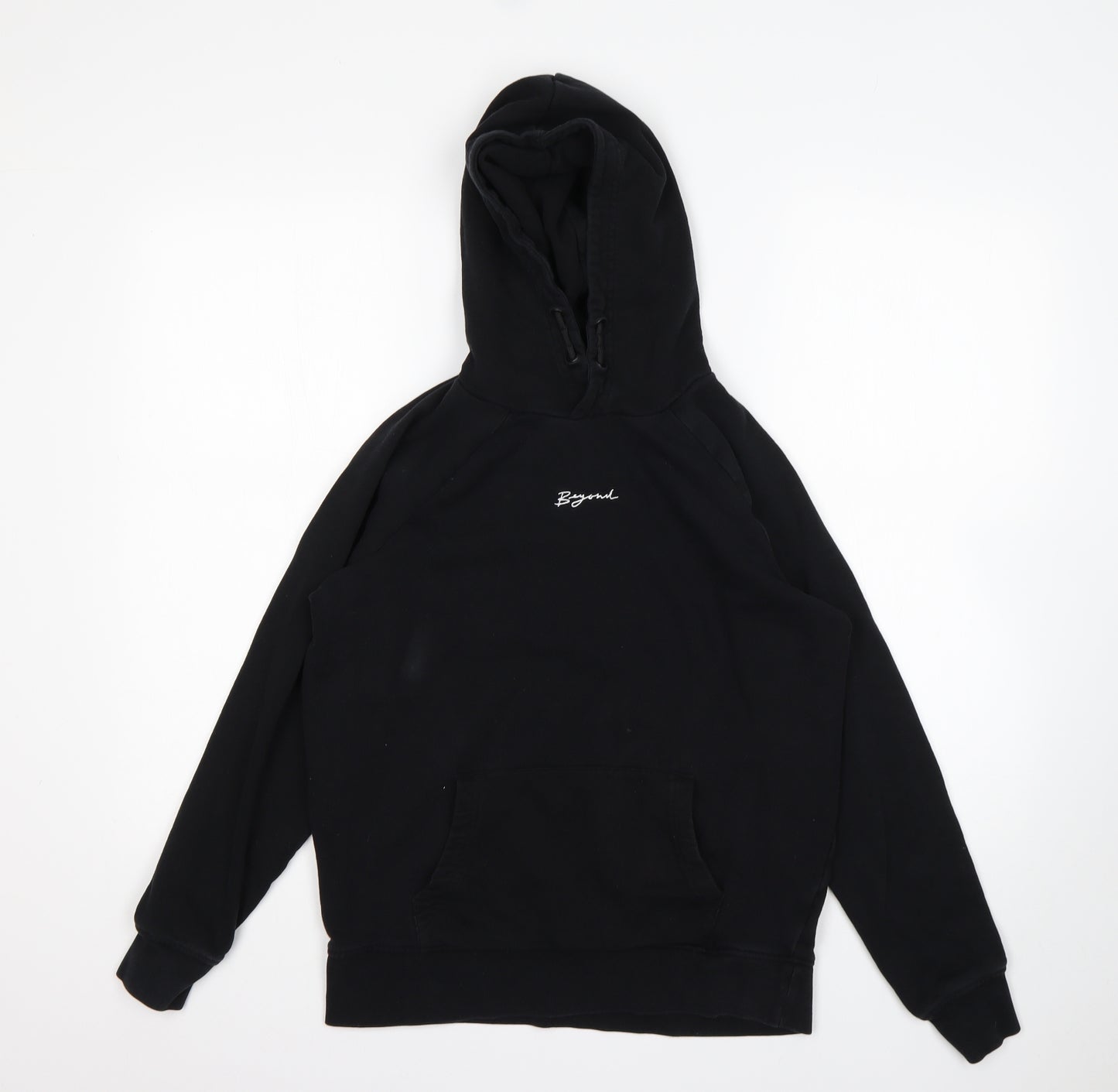 George Boys Black  Cotton Pullover Hoodie Size 12-13 Years