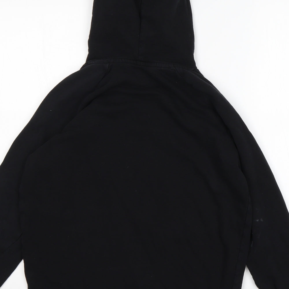 George Boys Black  Cotton Pullover Hoodie Size 12-13 Years