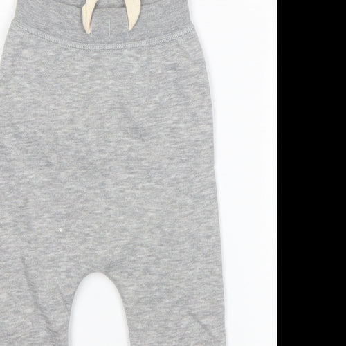 Spoilt Boys Grey  Cotton Sweatpants Trousers Size 3-6 Months