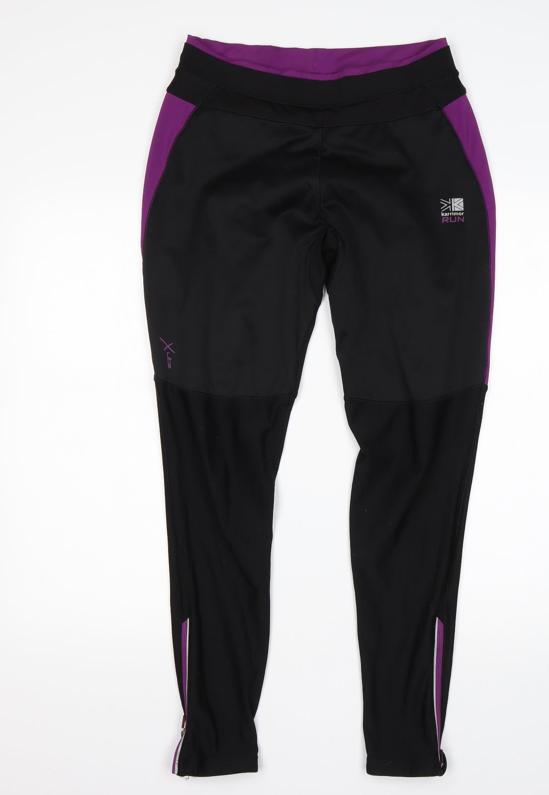 Karrimor Womens Multicoloured  Polyester Compression Leggings Size 12 L27 in Regular