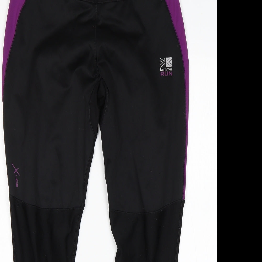 Karrimor Womens Multicoloured  Polyester Compression Leggings Size 12 L27 in Regular