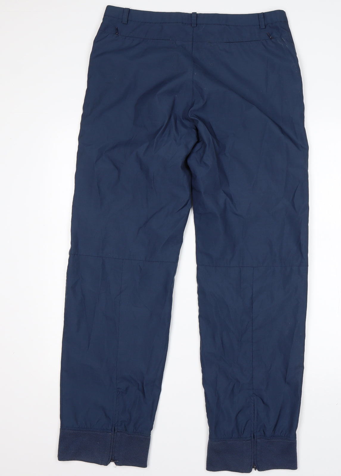 Gap Womens Black  Polyurethane Jogger Trousers Size 10 L30 in Regular