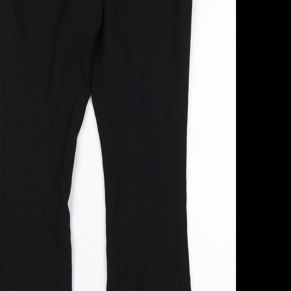 Primark Womens Black  Polyester Trousers  Size 10 L30 in Regular