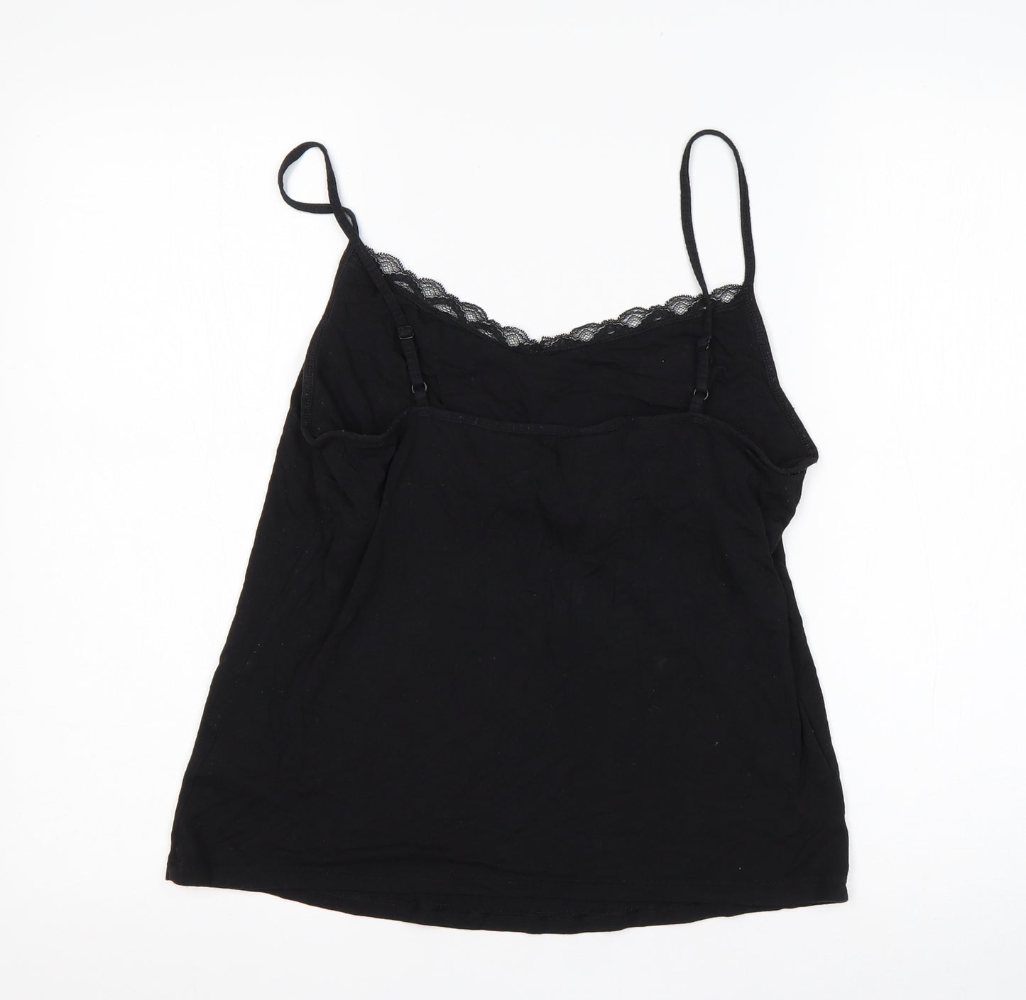 George Womens Black  Viscose Top Pyjama Top Size 12