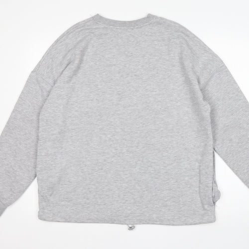 Primark Womens Grey  Polyester Pullover Sweatshirt Size XS