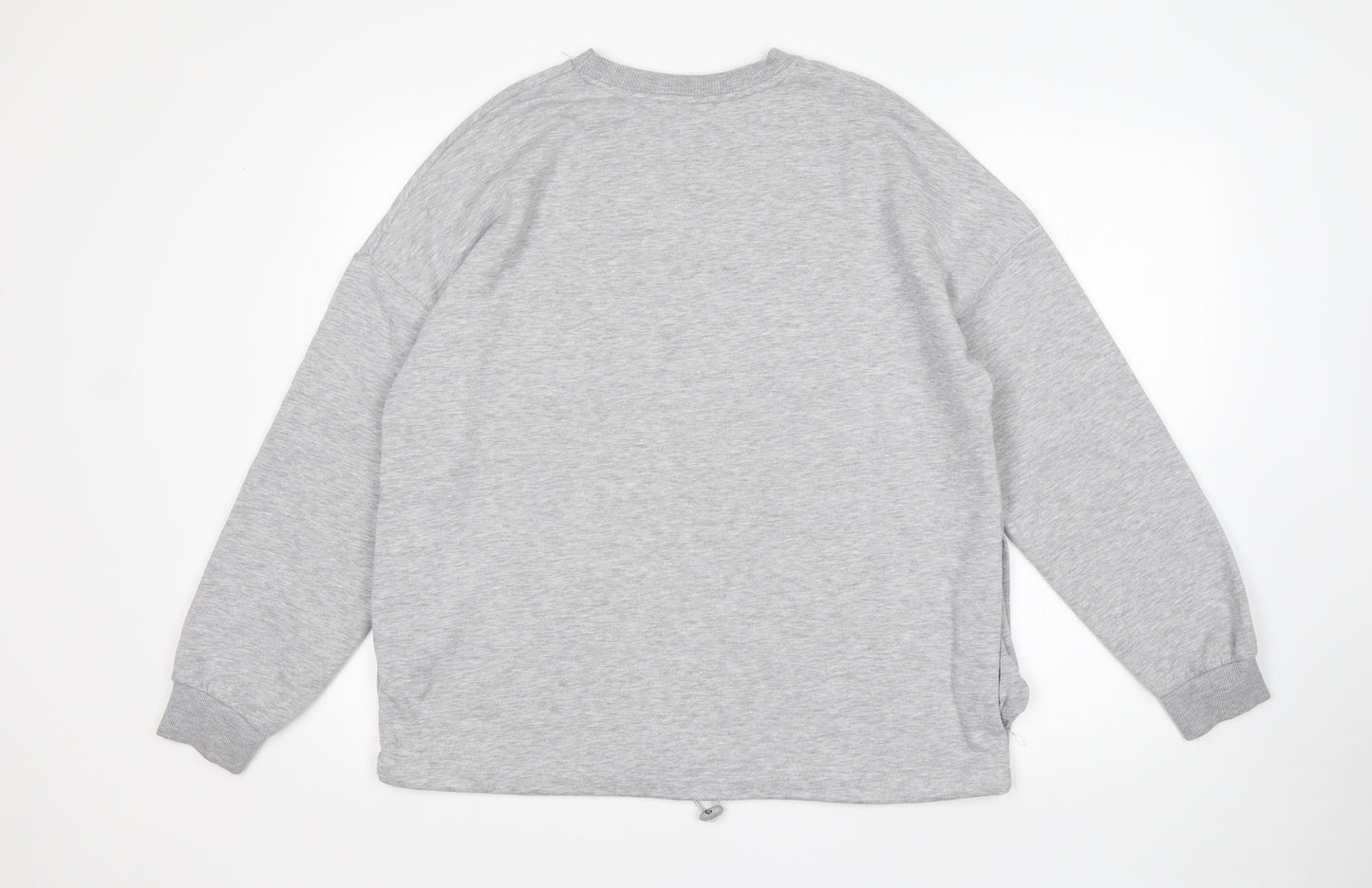 Primark Womens Grey  Polyester Pullover Sweatshirt Size XS