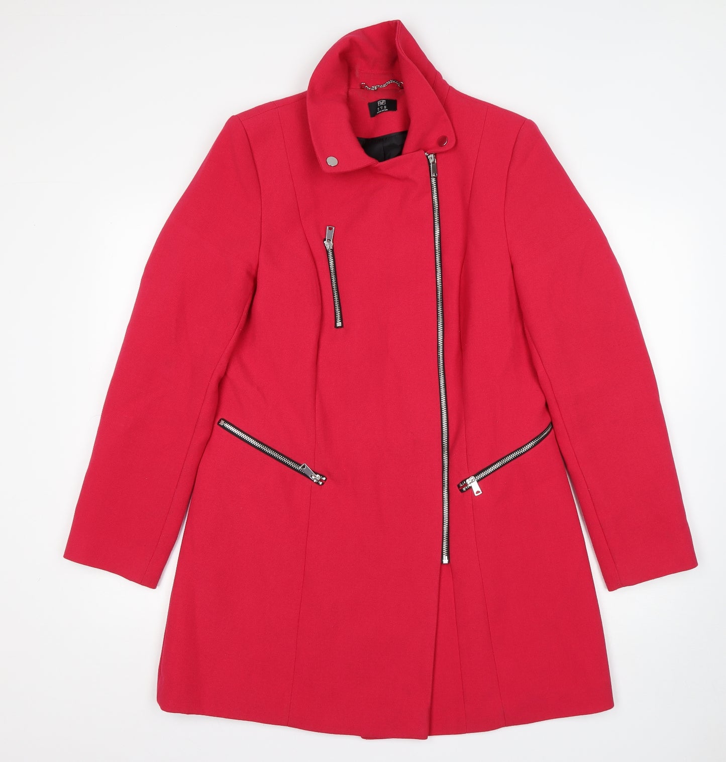F&F Womens Pink   Overcoat Coat Size 12
