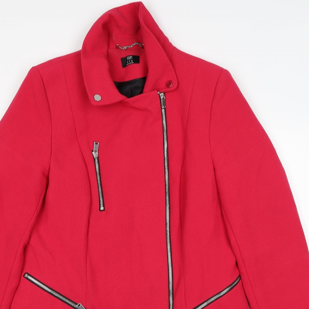 F&F Womens Pink   Overcoat Coat Size 12