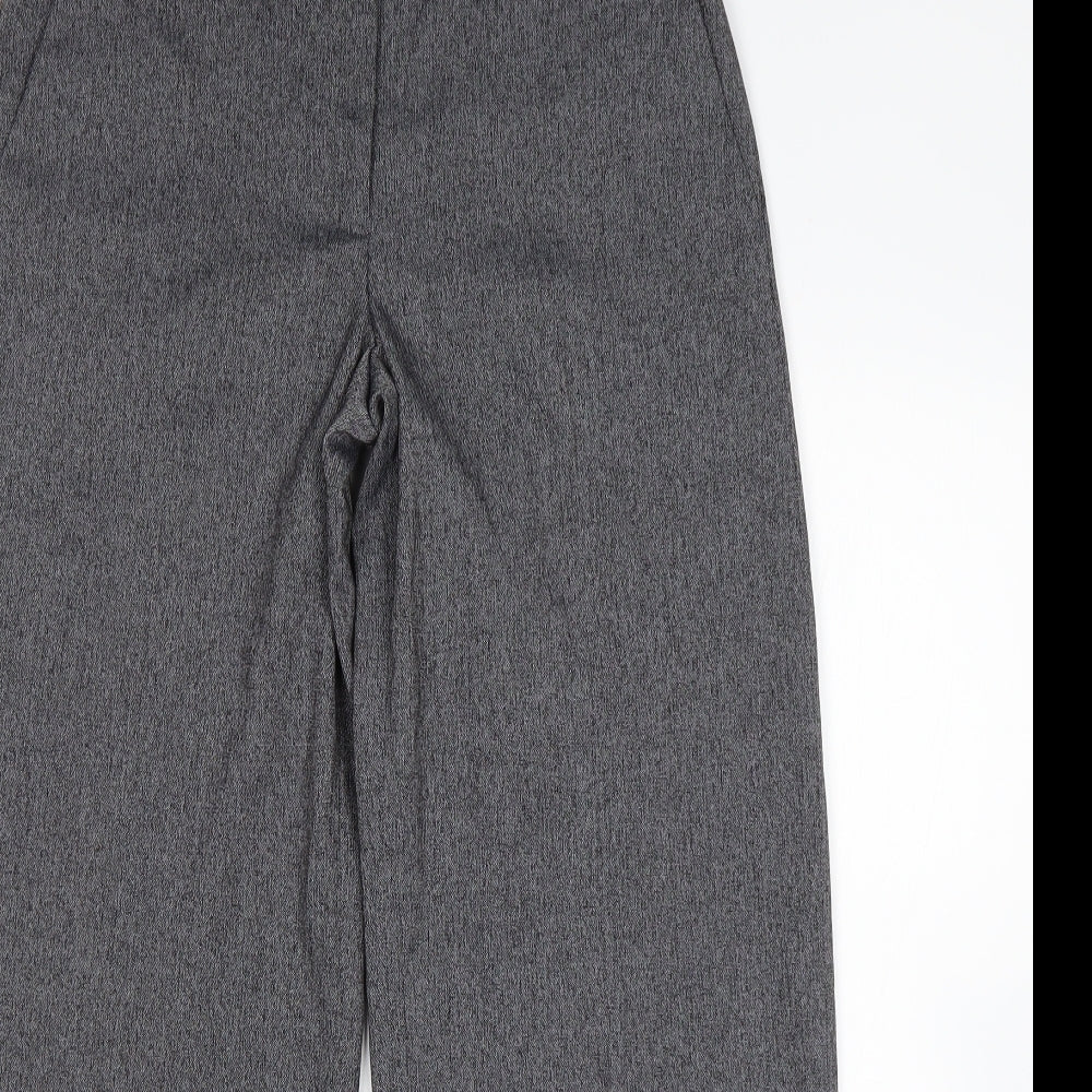 NEXT Womens Grey  Polyester Trousers  Size 10 L29 in Regular