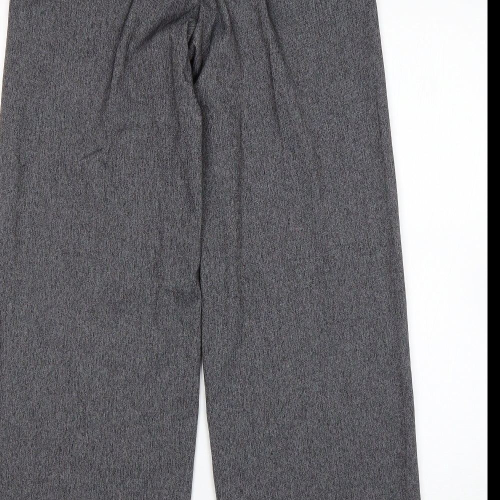 NEXT Womens Grey  Polyester Trousers  Size 10 L29 in Regular