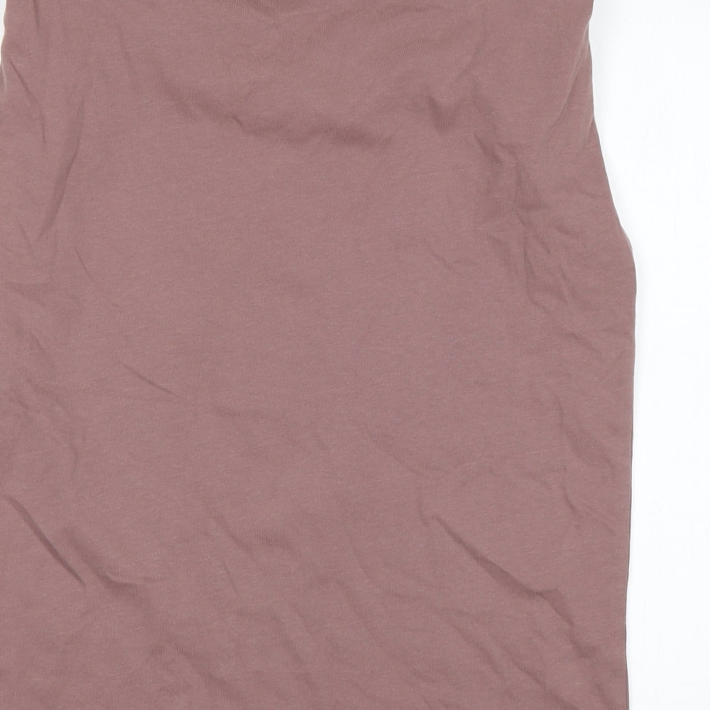 F&F Womens Purple  Cotton Basic Tank Size 10 Round Neck