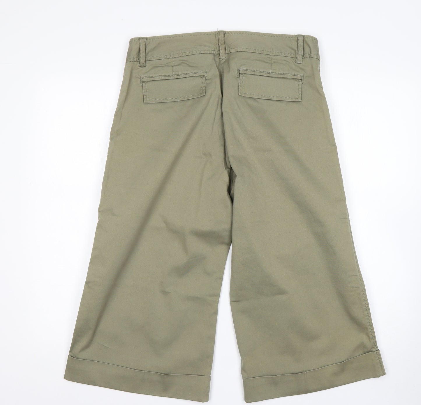 Gap Womens Green  Cotton Chino Shorts Size 8 L19 in Regular