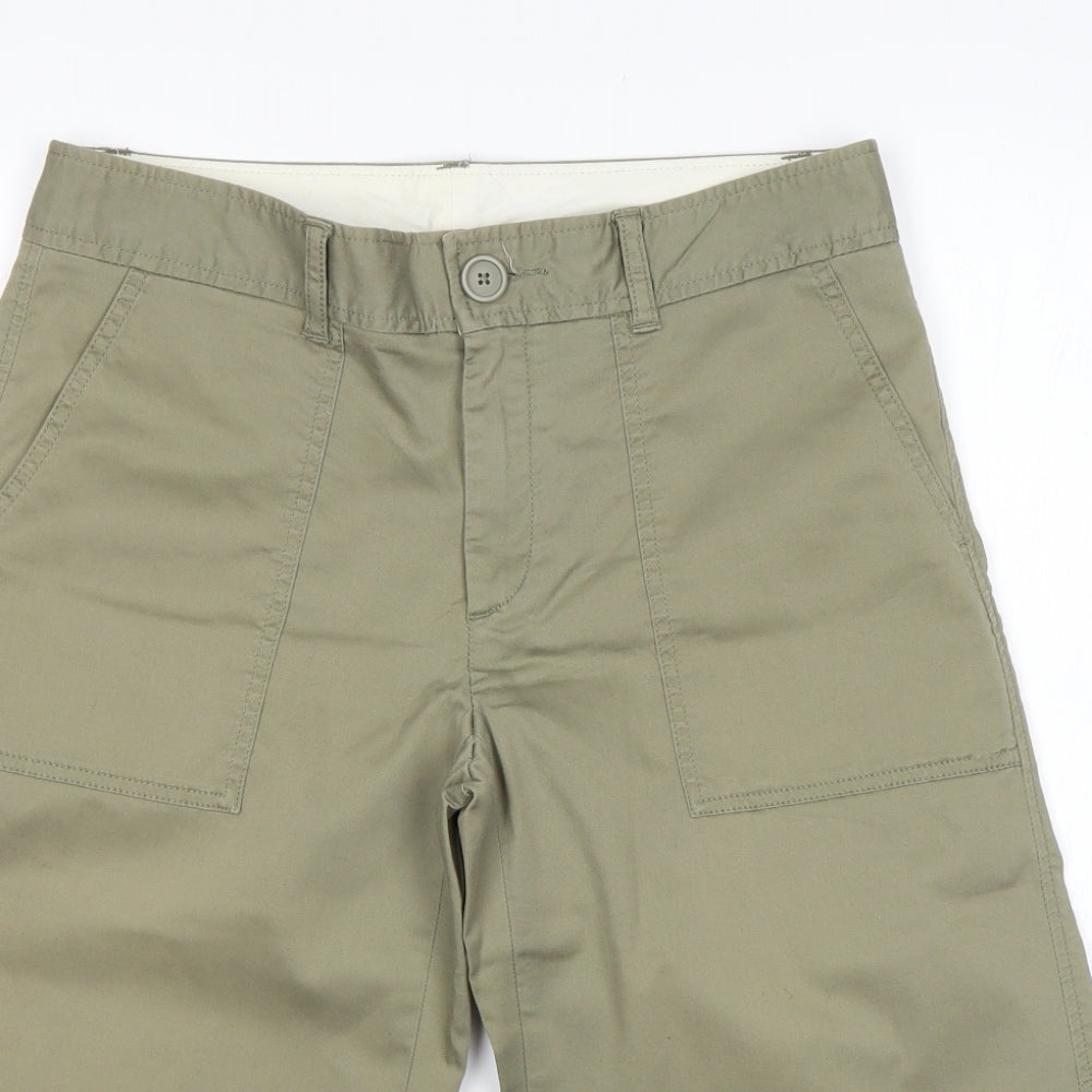 Gap Womens Green  Cotton Chino Shorts Size 8 L19 in Regular