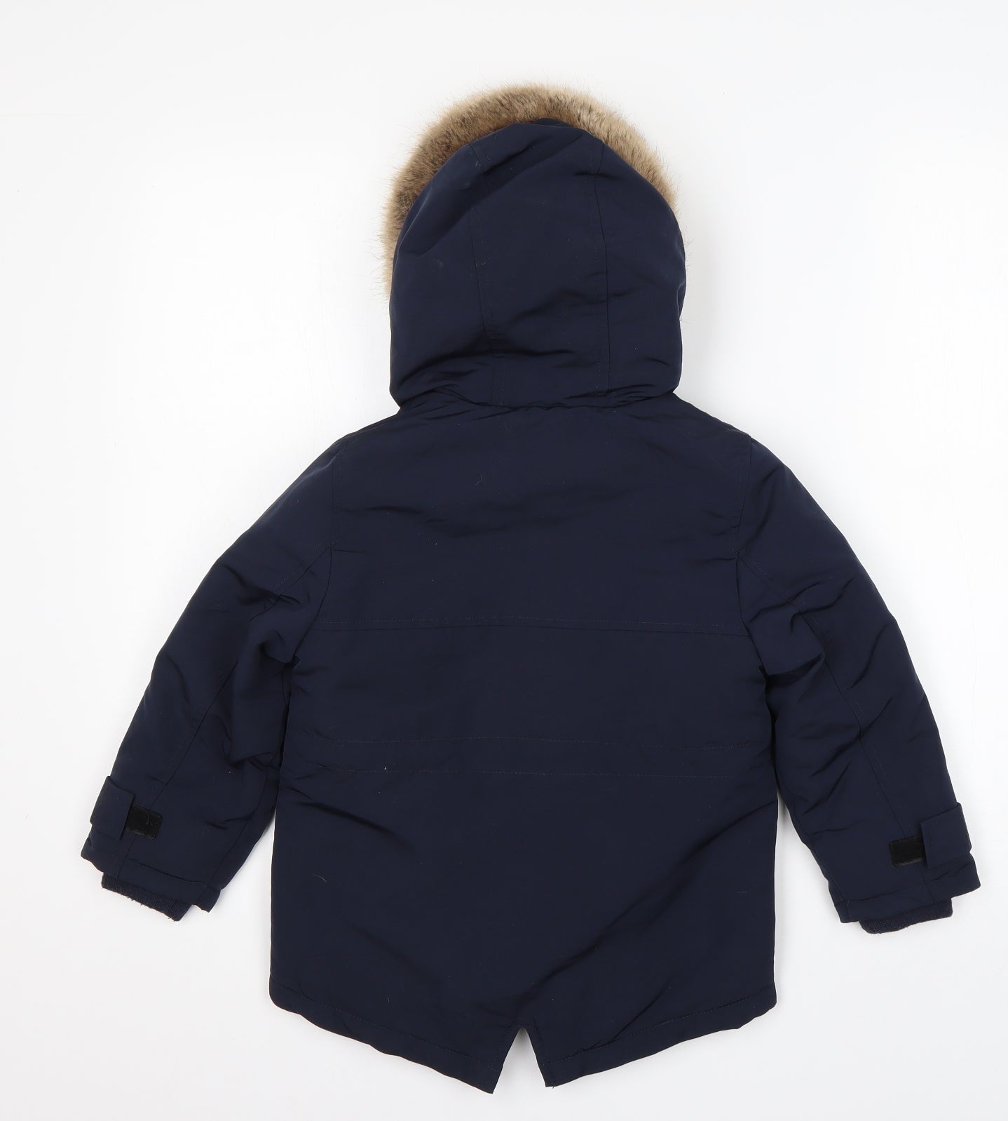 George Boys Blue   Parka Coat Size 3-4 Years
