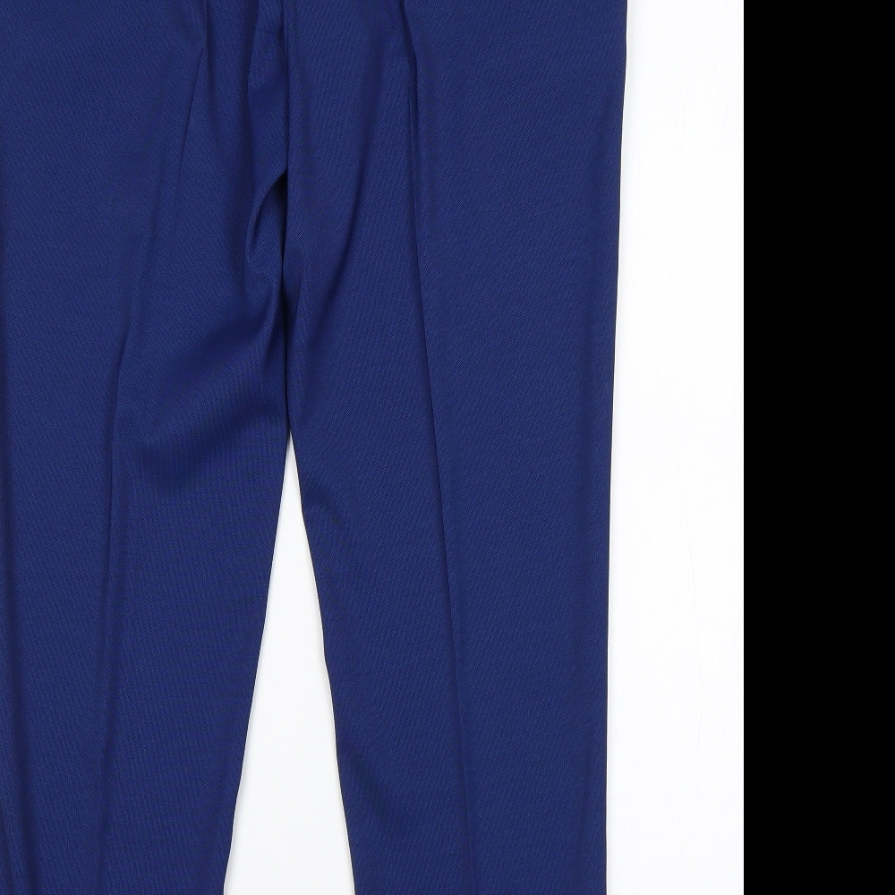 Primark Mens Blue  Polyester Trousers  Size 36 L30 in Slim
