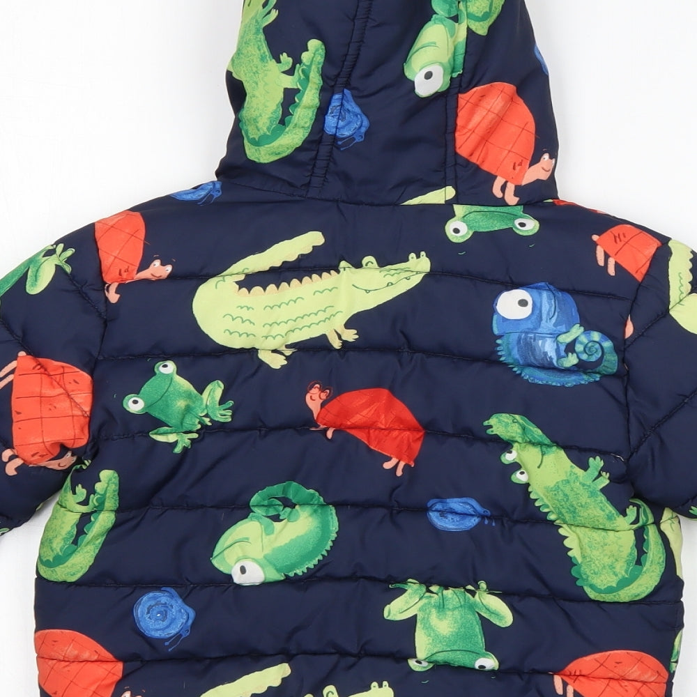 George Boys Multicoloured Animal Print  Rain Coat Coat Size 18-24 Months
