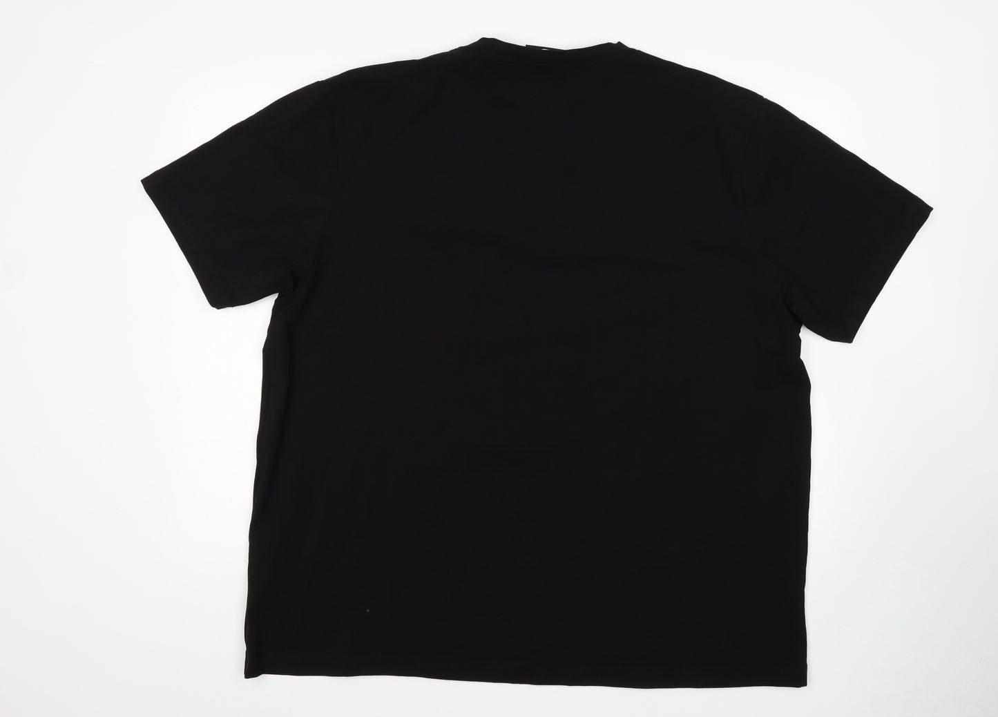 Gym King Womens Black  Cotton Basic T-Shirt Size 18 Round Neck